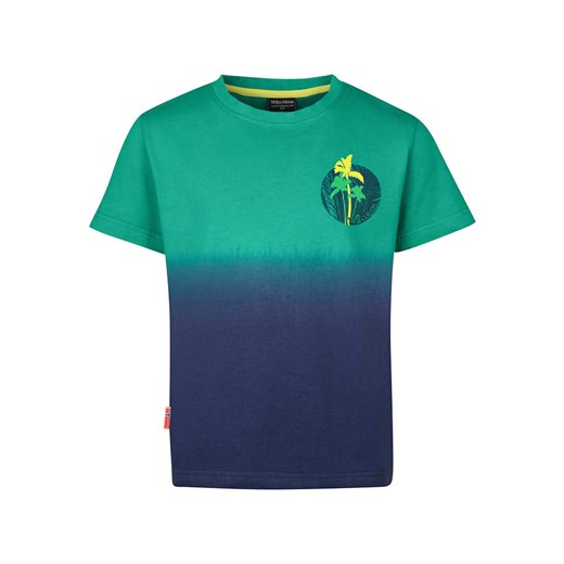 Trollkids Koszulka funkcyjna &quot;Yttersand&quot; w kolorze zielono-granatowym ze sklepu Limango Polska w kategorii T-shirty chłopięce - zdjęcie 179452394