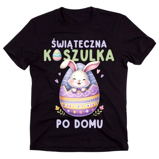 Świąteczna koszulka po domu D4 ze sklepu Time For Fashion w kategorii T-shirty męskie - zdjęcie 179453043