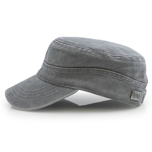 Letnia, Męska Patrolówka o Małym Obwodzie - Vintage - Pako Jeans - Popielata CPAPJNSPATROL70803 ze sklepu JegoSzafa.pl w kategorii Czapki z daszkiem męskie - zdjęcie 179453331