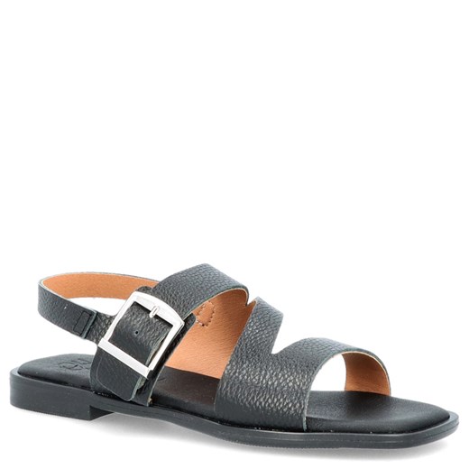 Eleganckie sandały ze skóry - OH! MY SANDALS 5581 CZARNE ze sklepu Tymoteo.pl - sklep obuwniczy w kategorii Sandały damskie - zdjęcie 179453740