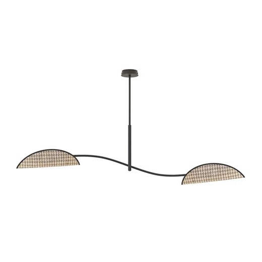 Wisząca brązowa lampa w nowoczesnym stylu F6-T08 ze sklepu Edinos.pl w kategorii Lampy wiszące - zdjęcie 179454042