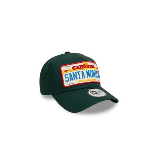 New Era Czapka z daszkiem Miami License Plate 9FORTY A-Frame 60595463 Zielony New Era one size MODIVO