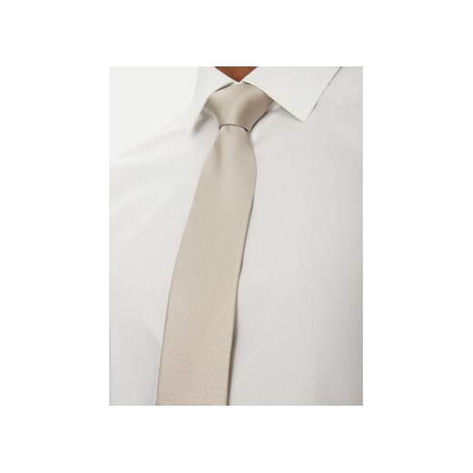 BOSS Krawat 50540026 Écru one size MODIVO