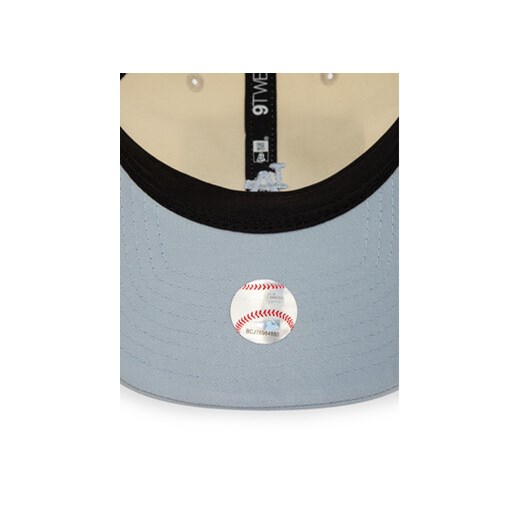 New Era Czapka z daszkiem Los Angeles Dodgers 9Twenty 60595383 Écru New Era one size MODIVO
