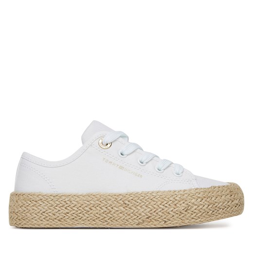 Espadryle Tommy Hilfiger T3A9-33732-0890100 Biały Tommy Hilfiger 32 eobuwie.pl