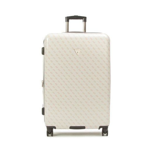 Walizka duża Guess Jesco (H) Travel TWH838 99880 Écru Guess one size okazja eobuwie.pl