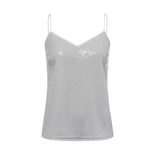 comma Damski top z cekinami Kobiety biały jednolity 38 vangraaf promocyjna cena