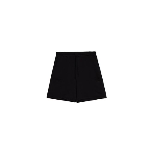 Cropp - Czarne dresowe szorty comfort - czarny ze sklepu Cropp w kategorii Spodenki męskie - zdjęcie 179460722