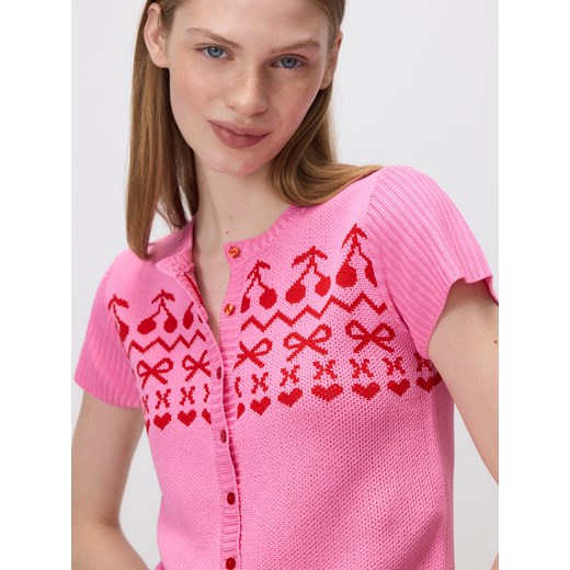 Sweter damski Reserved z okrągłym dekoltem casual