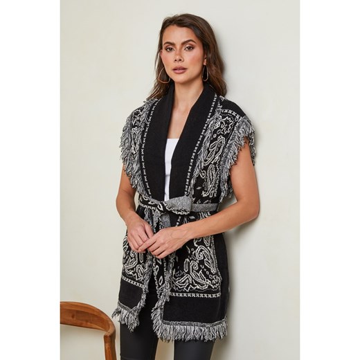 Ponczo So Cachemire z wiskozy na wiosnę 