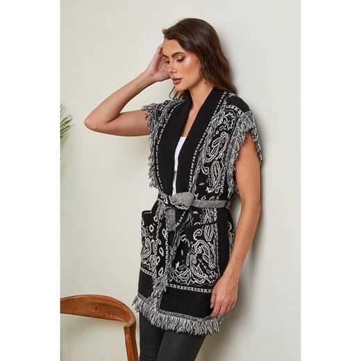 Ponczo So Cachemire z wiskozy 