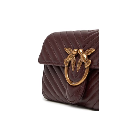 Kopertówka Pinko elegancka na ramię mała matowa 