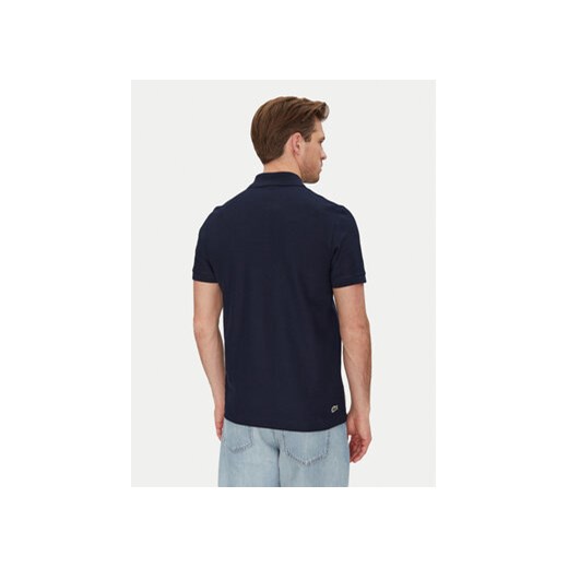 T-shirt męski Lacoste niebieski z krótkim rękawem 