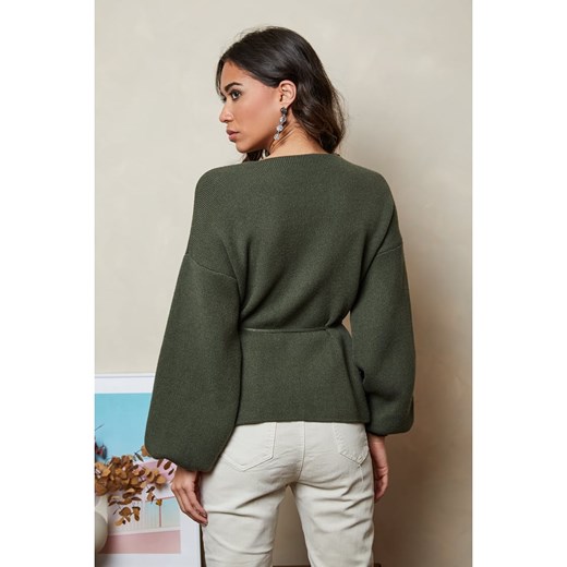 Joséfine Sweter &quot;Mouns&quot; w kolorze khaki Joséfine S promocja Limango Polska