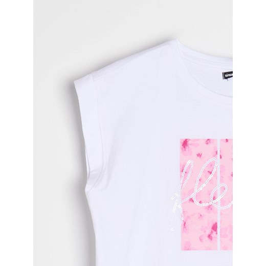 Bluzka damska Sinsay z krótkimi rękawami 