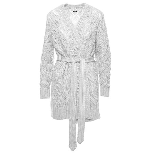 made of emotion Kardigan w kolorze jasnoszarym S/M okazja Limango Polska