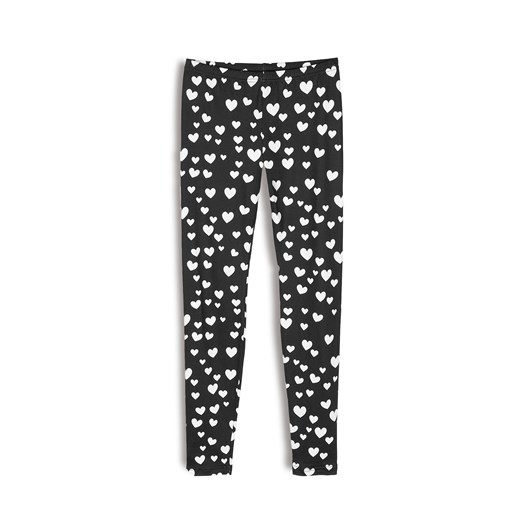 GATE Miękkie legginsy z nadrukiem 3Y ze sklepu gateshop w kategorii Spodnie dziewczęce - zdjęcie 179466173