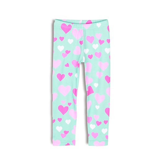 GATE Miękkie legginsy z nadrukiem 3Y ze sklepu gateshop w kategorii Spodnie dziewczęce - zdjęcie 179466174