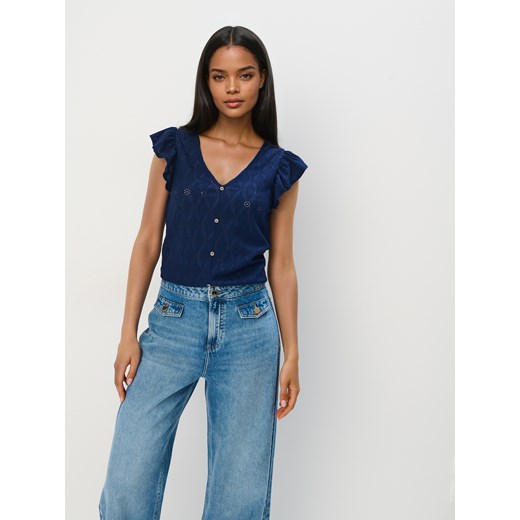 Bluzka damska Mohito z haftem 