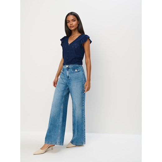 Bluzka damska Mohito z haftem 