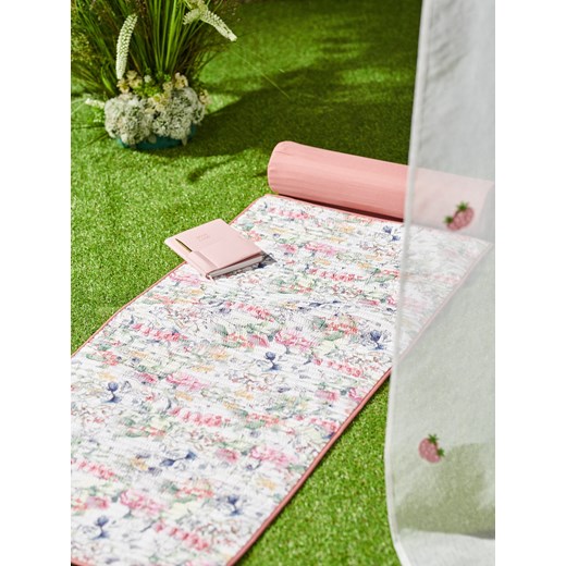 Sinsay - Mata z poduszką w kwiaty - wielobarwny Sinsay One Size Sinsay