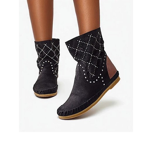 Botki Royalfashion.pl na koturnie 