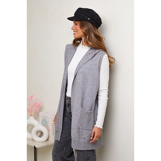 Soft Cashmere Kardigan w kolorze szarym Soft Cashmere 34/36 wyprzedaż Limango Polska