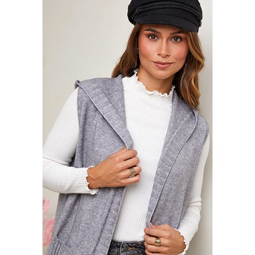 Soft Cashmere Kardigan w kolorze szarym Soft Cashmere 34/36 wyprzedaż Limango Polska
