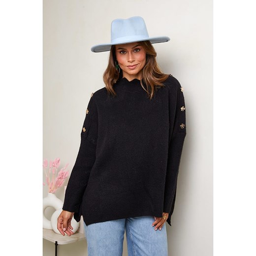 Soft Cashmere Sweter w kolorze czarnym ze sklepu Limango Polska w kategorii Swetry damskie - zdjęcie 179471890