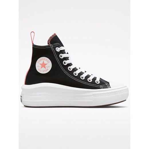 Converse Sneakersy &quot;Chuck Taylor All Star Move Lift&quot; w kolorze czarno-różowym ze sklepu Limango Polska w kategorii Buty sportowe damskie - zdjęcie 179472003