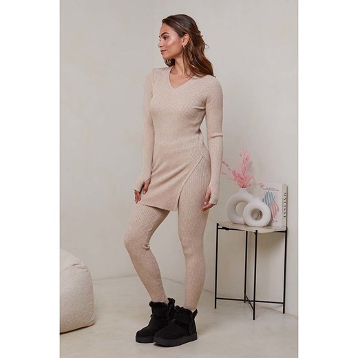 Soft Cashmere 2-częściowy zestaw w kolorze beżowym Soft Cashmere 38/40 okazja Limango Polska