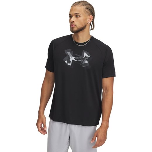 Koszulka męska Tech Print Fill SS Under Armour ze sklepu SPORT-SHOP.pl w kategorii T-shirty męskie - zdjęcie 179473640