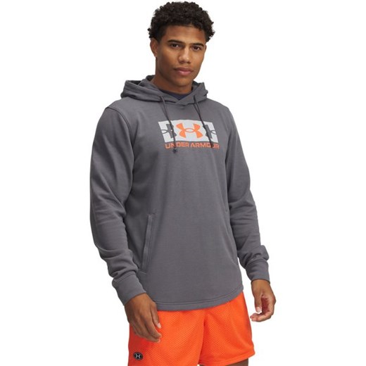 Bluza męska Rival Terry Logo Hood Under Armour ze sklepu SPORT-SHOP.pl w kategorii Bluzy męskie - zdjęcie 179473760
