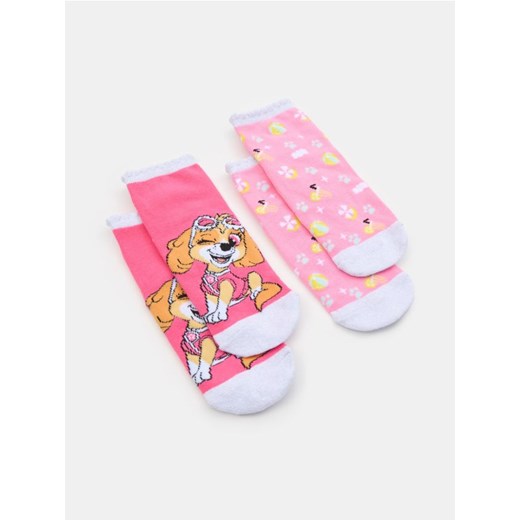 Sinsay - Skarpetki z metalizowaną nicią 2 pack PAW Patrol - wielobarwny ze sklepu Sinsay w kategorii Skarpetki dziecięce - zdjęcie 179476944
