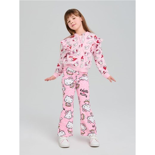 Sinsay - Spodnie Hello Kitty - różowy ze sklepu Sinsay w kategorii Spodnie dziewczęce - zdjęcie 179476991