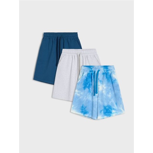 Sinsay - Szorty 3 pack - szary ze sklepu Sinsay w kategorii Spodenki chłopięce - zdjęcie 179477012