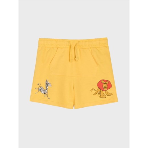 Sinsay - Szorty The Madagaskar - żółty ze sklepu Sinsay w kategorii Spodenki dziewczęce - zdjęcie 179477014