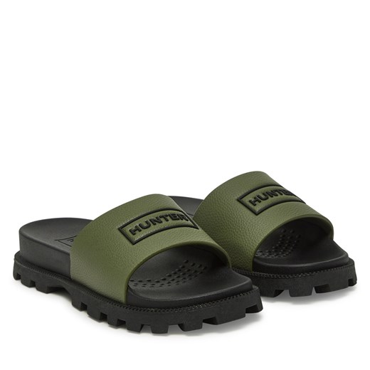 Klapki Hunter HFRU0005251 Zielony Hunter 42 eobuwie.pl