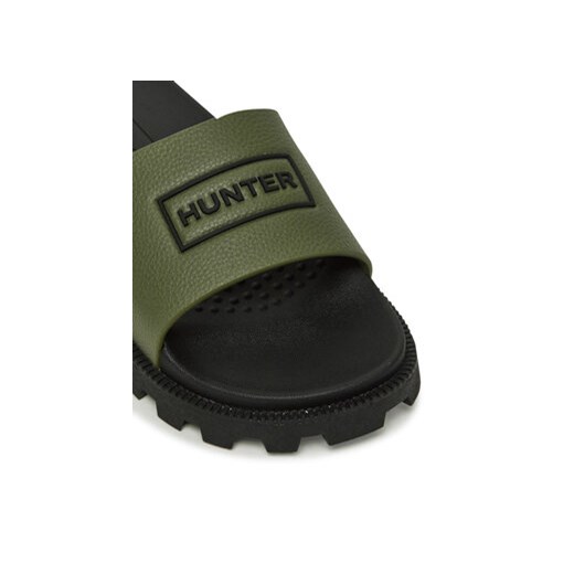 Hunter Klapki HFRU0005251 Zielony Hunter 37 MODIVO