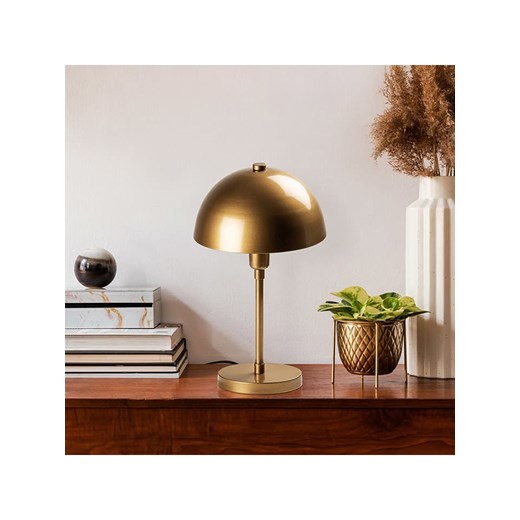 ABERTO DESIGN Lampa stołowa w kolorze złotym - wys. 35 x Ø 20 cm ze sklepu Limango Polska w kategorii Lampy stołowe - zdjęcie 179479503