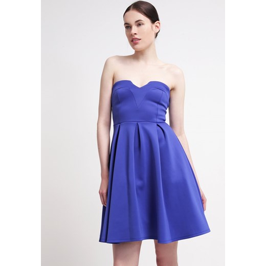 Dorothy Perkins Sukienka z dżerseju cobalt zalando niebieski bez wzorów/nadruków