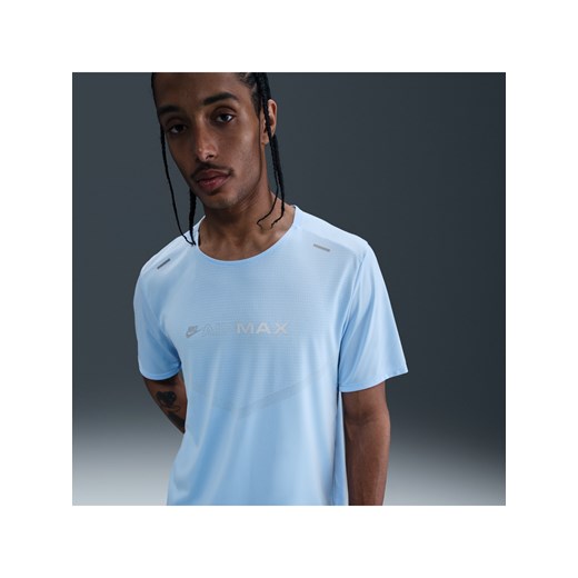 T-shirt męski Dri-FIT Nike Air Max - Niebieski ze sklepu Nike poland w kategorii T-shirty męskie - zdjęcie 179485022