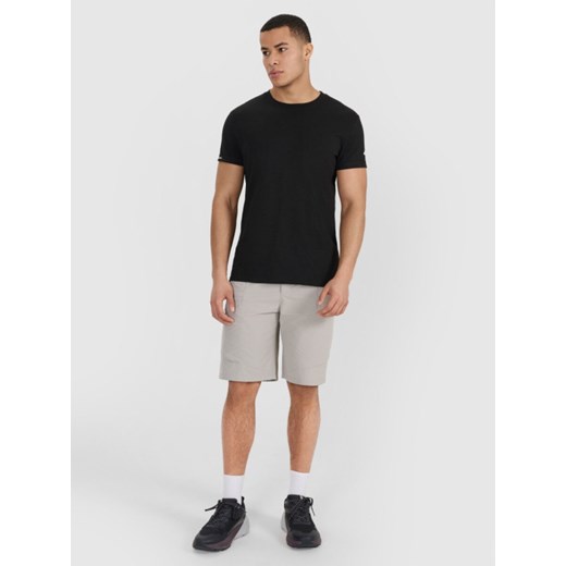 Męski t-shirt basic 4F 4FRSS25TTSHM3041 - czarny ze sklepu Sportstylestory.com w kategorii T-shirty męskie - zdjęcie 179485710