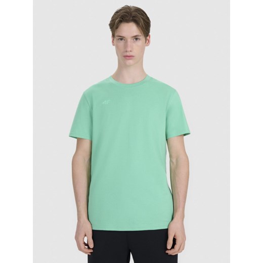 T-shirt męski 4F bawełniany w nadruki z krótkim rękawem