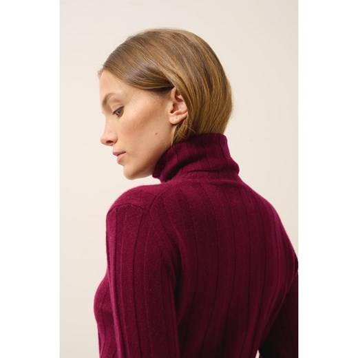 Just Cashmere Kaszmirowy golf &quot;Serelith&quot; w kolorze bordowym Just Cashmere M okazja Limango Polska