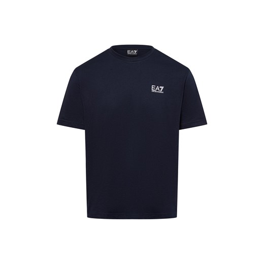 EA7 Emporio Armani Koszulka męska Mężczyźni Bawełna granatowy nadruk ze sklepu vangraaf w kategorii T-shirty męskie - zdjęcie 179489703