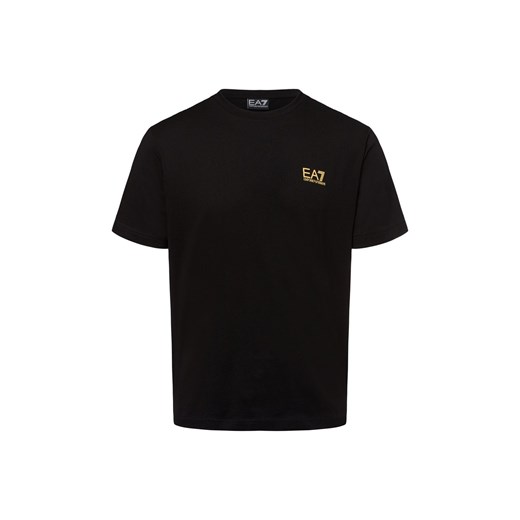 EA7 Emporio Armani Koszulka męska Mężczyźni Bawełna czarny nadruk ze sklepu vangraaf w kategorii T-shirty męskie - zdjęcie 179489704