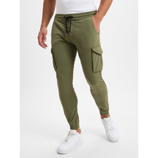Alpha Industries Spodnie Mężczyźni Bawełna khaki jednolity ze sklepu vangraaf w kategorii Spodnie męskie - zdjęcie 179489710