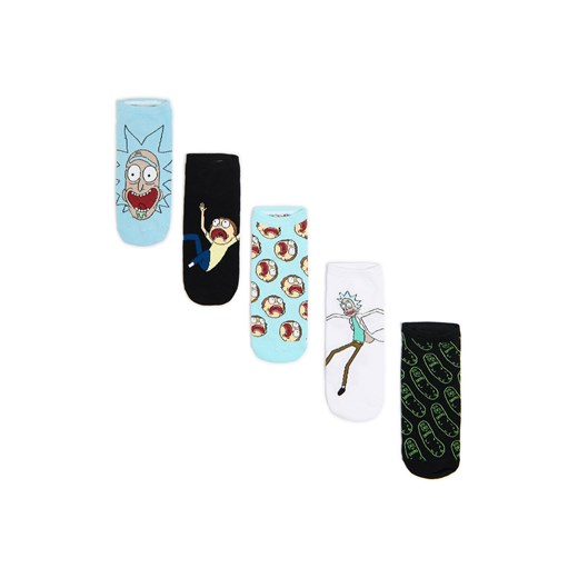 Cropp - 5 pack skarpet z motywem Rick i Morty - wielobarwny ze sklepu Cropp w kategorii Skarpetki męskie - zdjęcie 179489944