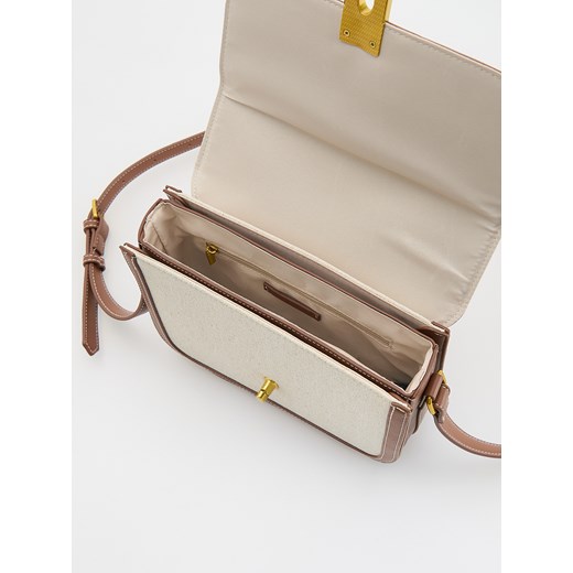 Reserved - Żakardowa torebka na ramię - brązowy Reserved ONE SIZE Reserved